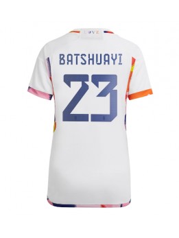 Ženski Nogometna dresi replika Belgija Michy Batshuayi #23 Gostujoči SP 2022 Kratek rokav